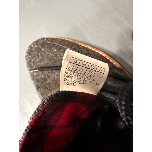 TOMS Chukka Fleck Boots, Size 9, Mid-Top Lace-Up, Charcoal Gray Excellent Cond - Picture 6 of 6